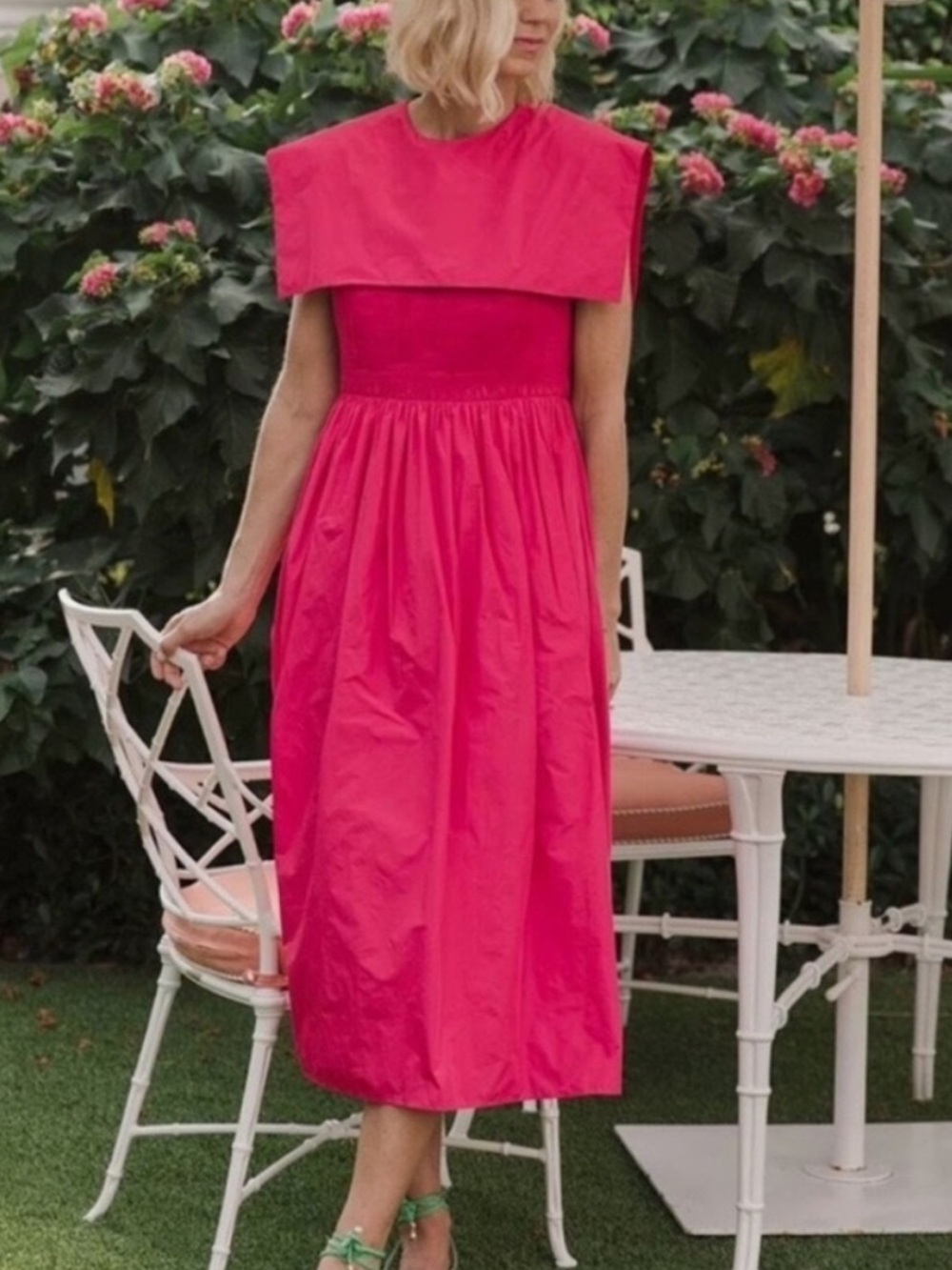 Rare!! Jen Sumko Pink Smocked Dress - 12